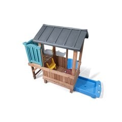 Koka rotaļu laukums ar slidkalniņu un smilšu kasti, Step2 cena un informācija | Bērnu rotaļu laukumi, mājiņas | 220.lv