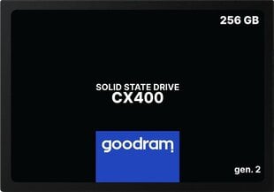 GoodRam SSDPR-CX400-256-G2 цена и информация | Внутренние жёсткие диски (HDD, SSD, Hybrid) | 220.lv