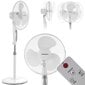 Ventilators ar tālvadības pulti un taimeri balti pelēks цена и информация | Ventilatori | 220.lv