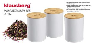 Virtuves konteineru komplekts KLAUSBERG KB-7491 цена и информация | Посуда для хранения еды | 220.lv