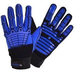 Ударопрочные рабочие перчатки синего цвета VENNER Active Impact цена и информация | Рабочие перчатки | 220.lv