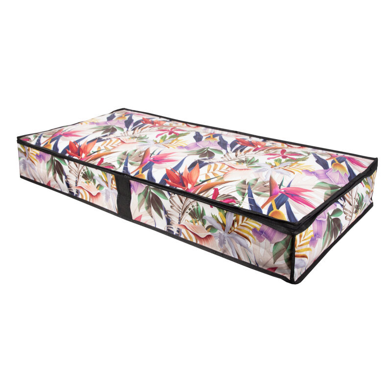 Apģērbu kaste 107x50x15cm Floral Beauty cena un informācija | Pakaramie un apģērbu maisi | 220.lv