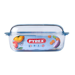 Стеклянный контейнер с крышкой Essentials, прямоугольный, 6,5 л цена и информация | Формы, посуда для выпечки | 220.lv