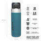 Termopudele The Quick Flip Water Bottle Go 1,06L lagūnas krāsā cena un informācija | Virtuves piederumi | 220.lv