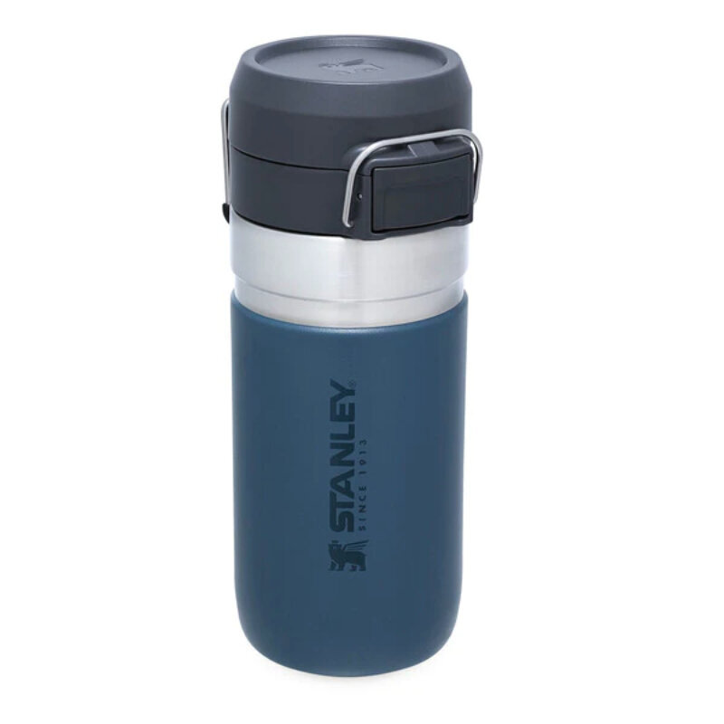 Termopudele The Quick Flip Water Bottle Go 0,47L tumši zila cena un informācija | Virtuves piederumi | 220.lv