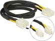 Delock 83653 Extension Cable Power 8 pin EPS male 44 cm cena un informācija | Kabeļi un vadi | 220.lv