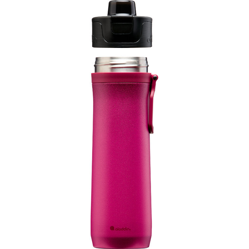 Termopudele Sports Thermavac Stainless Steel Water Bottle 0.6L nerūsējošā tērauda bordo cena un informācija | Ūdens pudeles | 220.lv