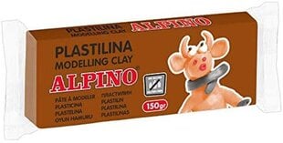 Пластилин Alpino, 150г, коричневый цена и информация | Принадлежности для рисования, лепки | 220.lv