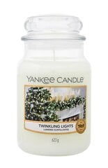 Aromātiskā svece Yankee Candle Twinkling Lights 623 g cena un informācija | Sveces un svečturi | 220.lv