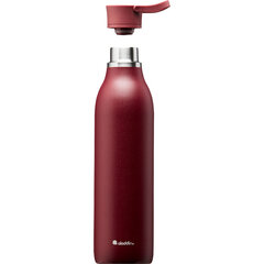 Бутылка для воды CityLoop Thermavac eCycle, 0,6 л, переработанная, нержавеющая сталь, бордового цвета цена и информация | Кухонные принадлежности | 220.lv