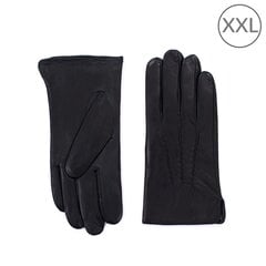 Кожаные перчатки Art of Polo rk19416-3, черные цена и информация | Мужские шарфы, шапки, перчатки | 220.lv