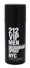 Dezodorants Carolina Herrera 212 VIP Men 150 ml цена и информация | Парфюмированная мужская косметика | 220.lv