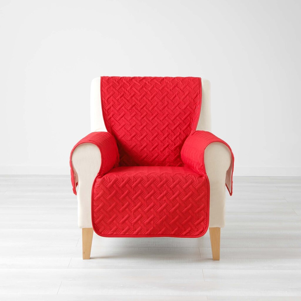 Douceur d'Intérieur stepēts krēsla pārvalks Lounge, 165x179 cm, sarkans cena un informācija | Mēbeļu pārvalki | 220.lv