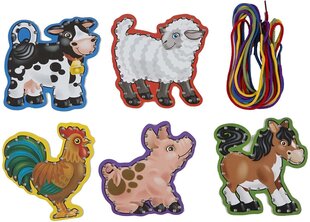 Melissa & Doug Farm Animals apavu auklu komplekts цена и информация | Игрушки для девочек | 220.lv