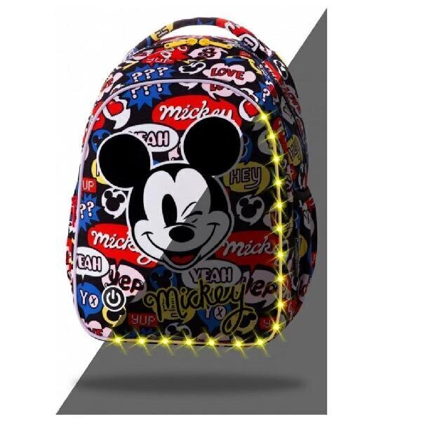 CoolPack Mugursoma Joy S LED Disney - Mickey Mouse cena un informācija | Skolas somas | 220.lv