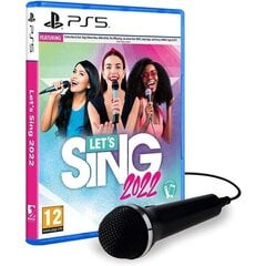 Let's Sing 2022 - Single Mic Bundle, PS5 цена и информация | Компьютерные игры | 220.lv