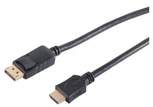 Amberin, DP/HDMI, 1 m cena un informācija | Kabeļi un vadi | 220.lv