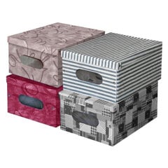 Kaste vinila salokāma 50x40x25cm Marilyn Box asorti cena un informācija | Veļas grozi un mantu uzglabāšanas kastes | 220.lv