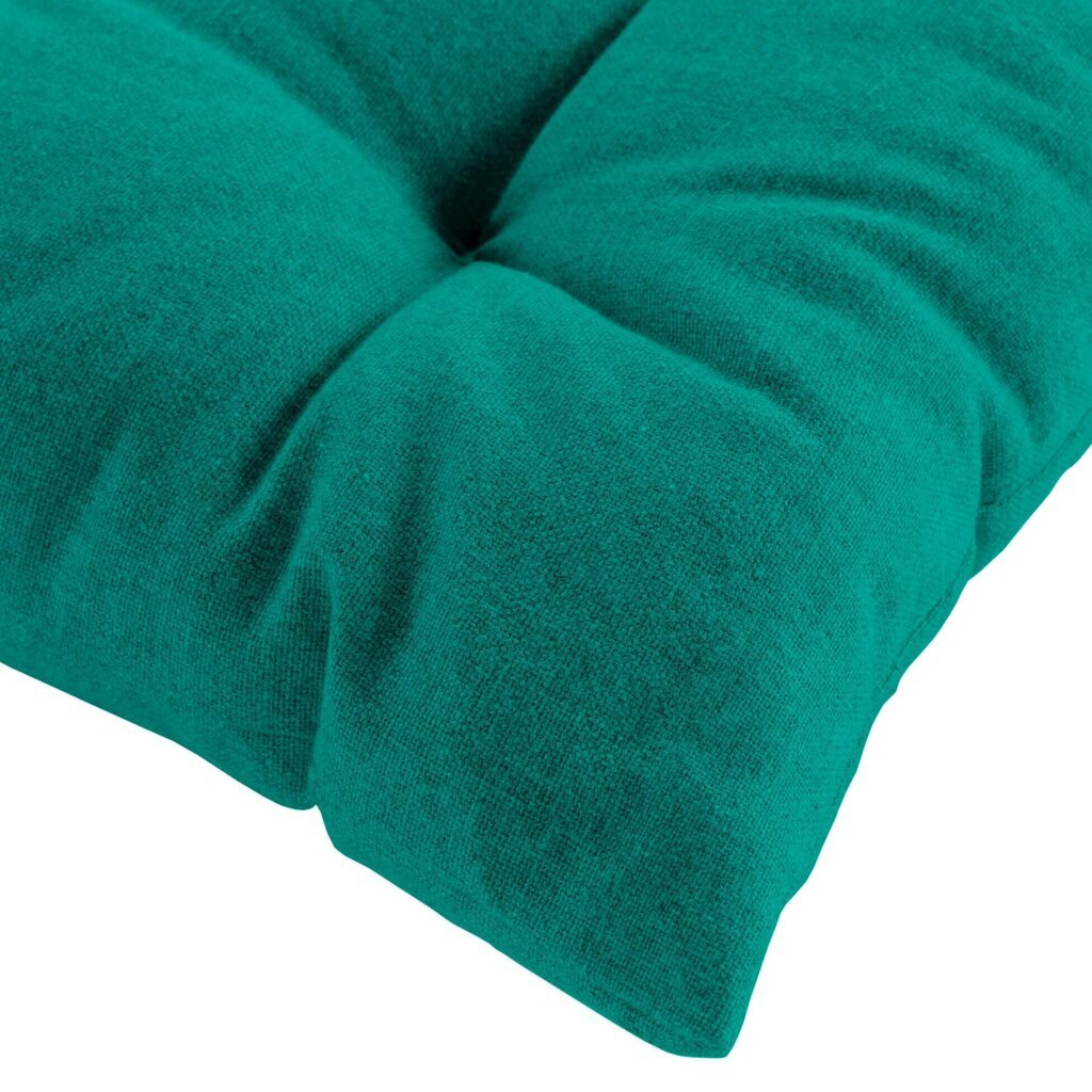 Douceur d’Intérieur stepēts krēsla spilvens Mistral, smaragda zaļš, 40x40 cm цена и информация | Dekoratīvie spilveni un spilvendrānas | 220.lv