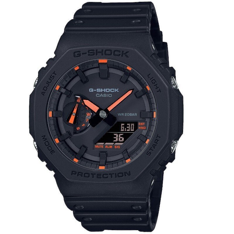 Vīriešu pulkstenis Casio G-SHOCK GA-2100-1A4ER cena un informācija | Vīriešu pulksteņi | 220.lv