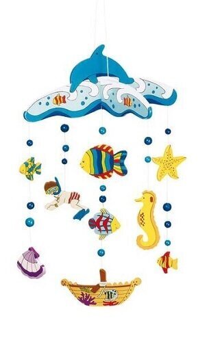 Karuselis gultai Jūra цена и информация | Rotaļlietas zīdaiņiem | 220.lv