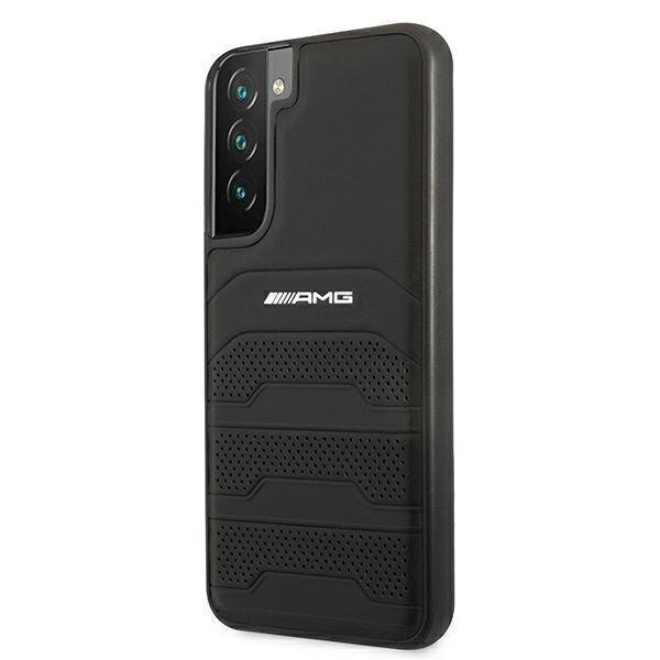 AMG AMHCS22MGSEBK, piemērots Samsung Galaxy S22 + S906, melns cena un informācija | Telefonu vāciņi, maciņi | 220.lv