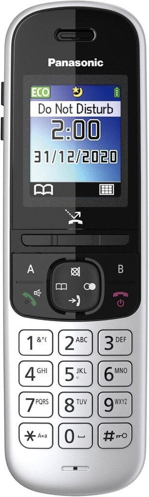 Panasonic KX-TGH710PDS, sudraba cena un informācija | Stacionārie telefoni | 220.lv