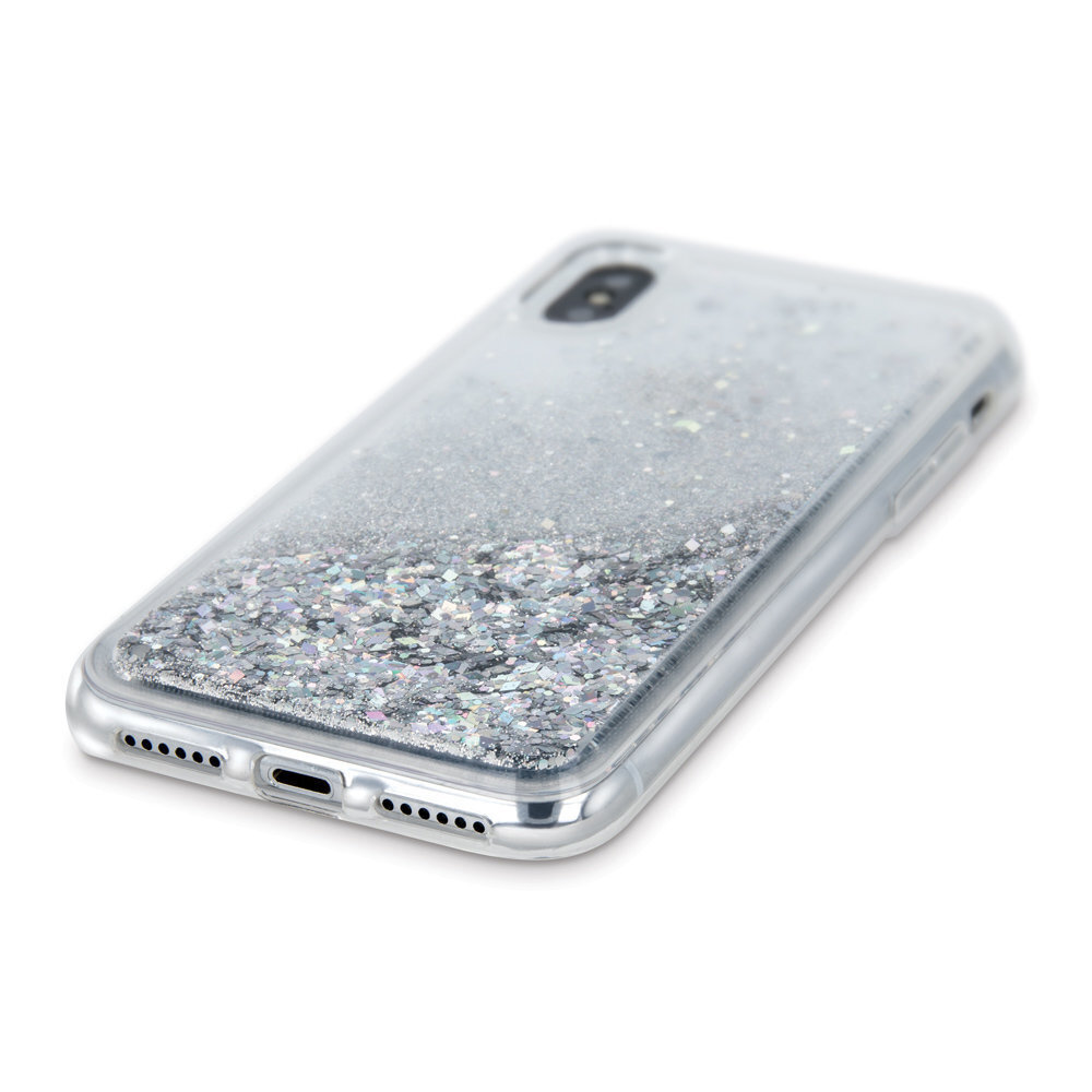 Liquid Sparkle TPU maciņš, piemērots Huawei P30 Lite silver cena un informācija | Telefonu vāciņi, maciņi | 220.lv