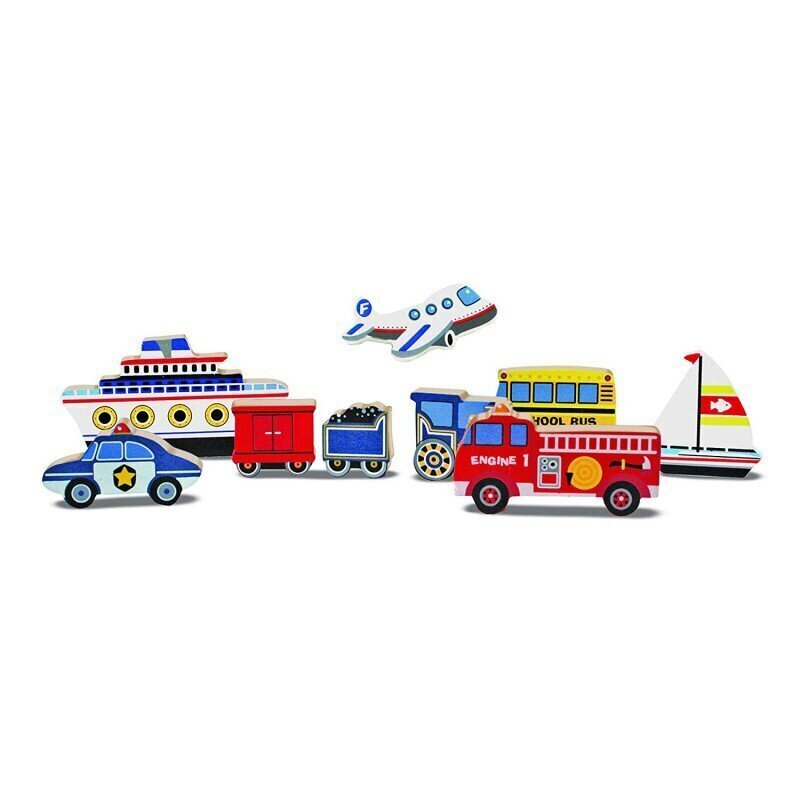Puzle Transportlīdzekļi Melissa & Doug цена и информация | Rotaļlietas zīdaiņiem | 220.lv