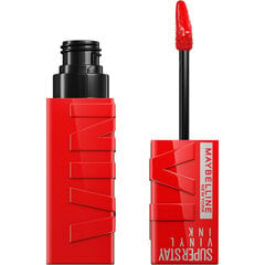 Mirdzoša lūpu krāsa Maybelline Superstay Vinyl Link 25-red-hot cena un informācija | Lūpu krāsas, balzāmi, spīdumi, vazelīns | 220.lv