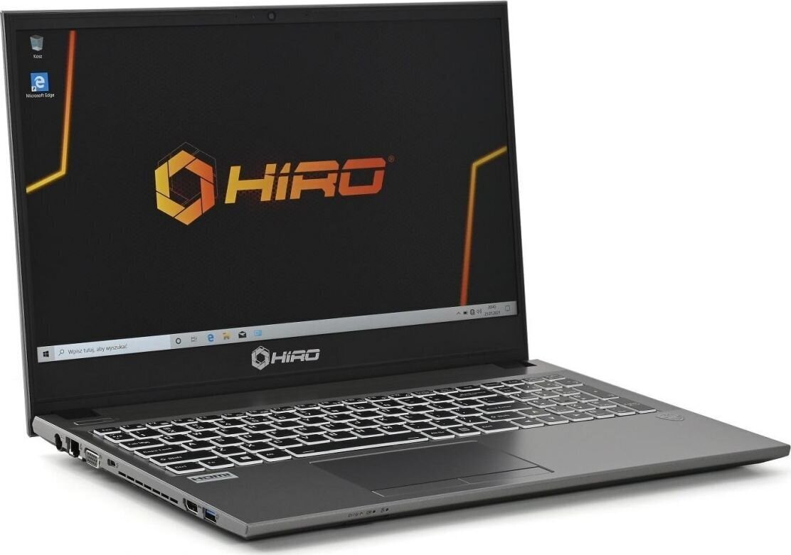 Hiro Laptop HIRO BX151 15,6" - i3-1115G4, 8GB RAM, 512GB SSD M.2, W11 cena un informācija | Portatīvie datori | 220.lv