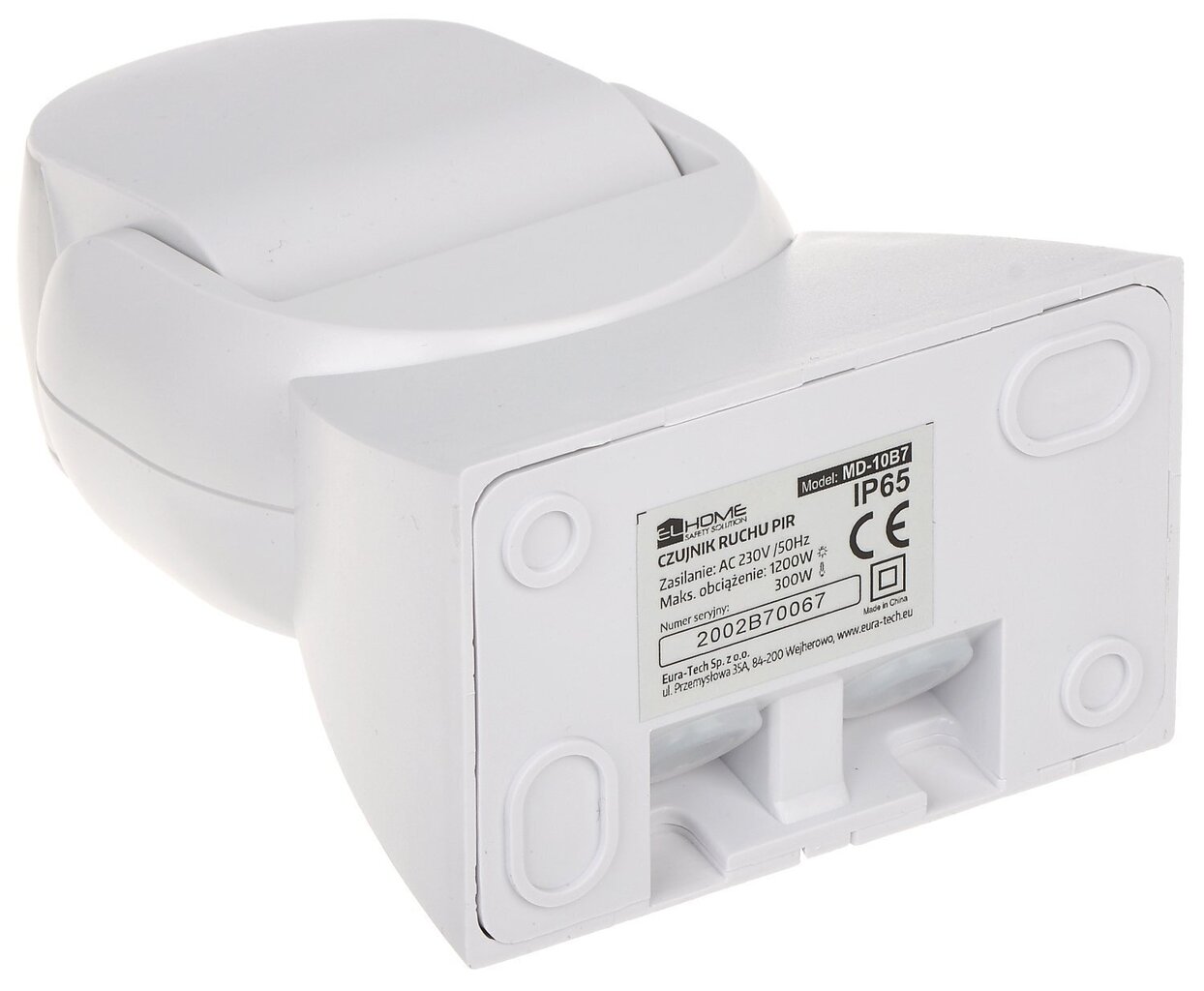 Sensors PIR MD-10B7 AC 230V FOR LIGHTING CONTROL EL HOME cena un informācija | Drošības sistēmas, kontrolieri | 220.lv
