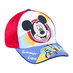 Bērnu cepure ar nagu Mickey Mouse Sarkana (51 cm) S0731169 cena un informācija | Mickey Mouse Velo rezerves daļas, aksesuāri | 220.lv