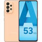 Samsung Galaxy A53 5G 6/128GB Dual SIM SM-A536BZONEUB Peach cena un informācija | Mobilie telefoni | 220.lv