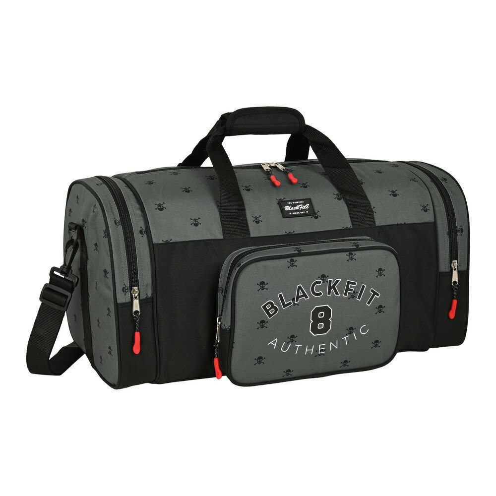 Sporta soma BlackFit8 Skull Melns Pelēks (55 x 26 x 27 cm) cena un informācija | Sporta somas un mugursomas | 220.lv