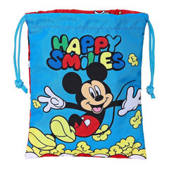 Pusdienu Kastīte Mickey Mouse Clubhouse Happy Smiles Sarkans Zils (20 x 25 x 2 cm) cena un informācija | Trauki pārtikas uzglabāšanai | 220.lv