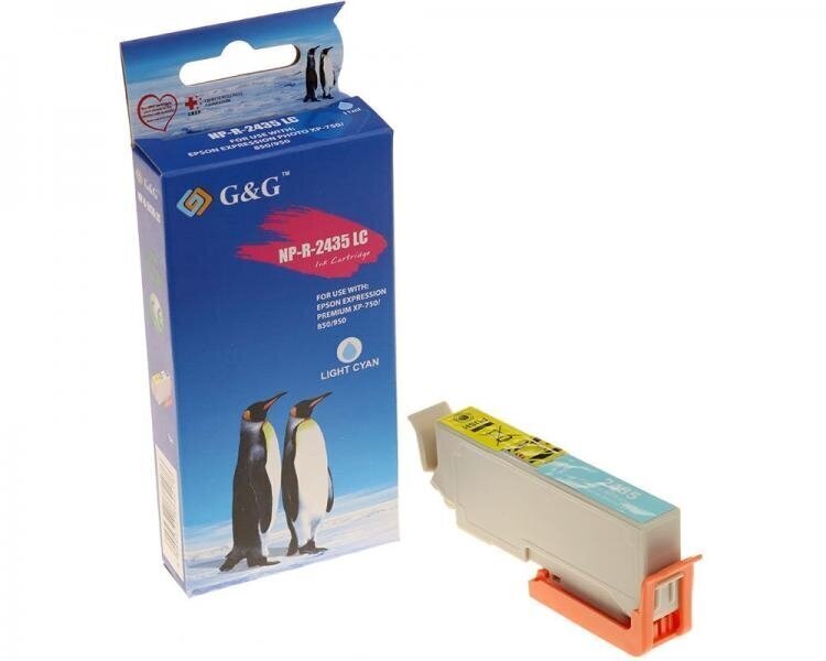 G & G Ink Cartridge Epson 2435xllc - cena un informācija | Tintes kārtridži | 220.lv