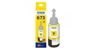 Epson Бутылка с чернилами 673Y T6734Y - цена и информация | Картриджи для струйных принтеров | 220.lv