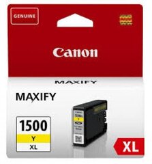Canon tintes kasetne AĢI1500 AĢIN-1500XLY 9195B001 - cena un informācija | Tintes kārtridži | 220.lv