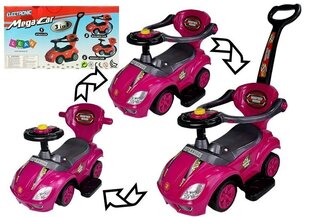 Stumjamā automašīna "Mega Car 3in1", roza цена и информация | Игрушки для малышей | 220.lv