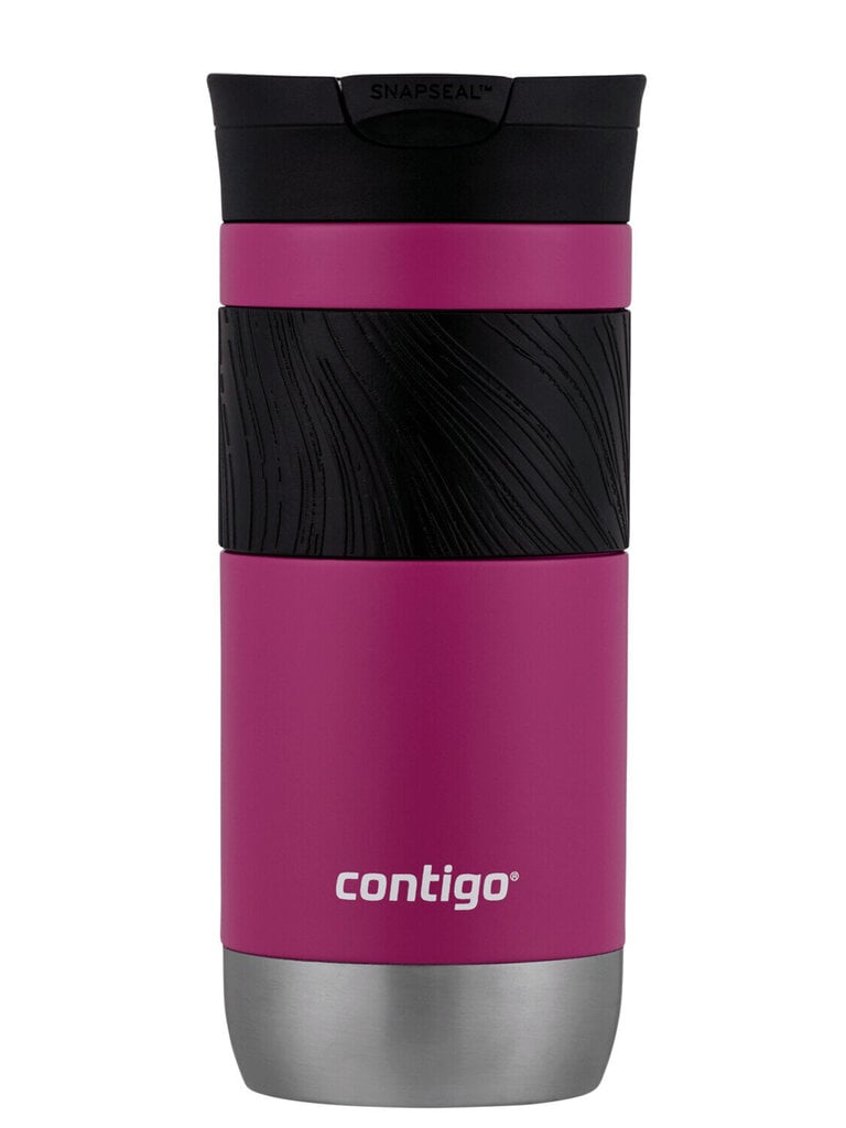 Termokrūze Contigo BYRON 2.0 SS DRAGON FRUIT 470ml, 2155587 cena un informācija | Termosi, termokrūzes | 220.lv