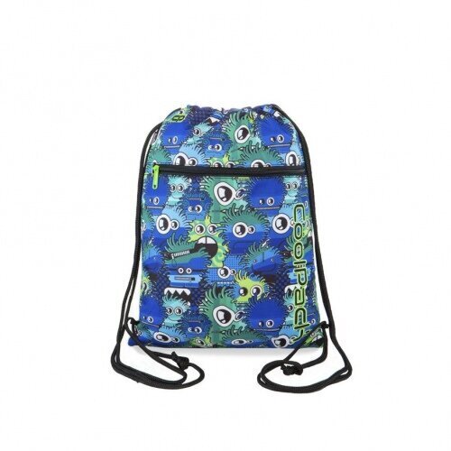 Soma sporta apģērbam CoolPack Vert Wiggly Eyes Blue цена и информация | Skolas somas | 220.lv