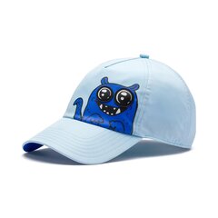 Ikdienas cepure bērniem Puma Monster BB Cap Aquamarine - 02256901, zila cena un informācija | Cepures, cimdi, šalles zēniem | 220.lv