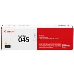 Тонер Canon CRG-045 CRG045 1239C002 Y  цена и информация | Картриджи для лазерных принтеров | 220.lv