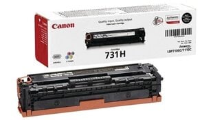 Тонер Canon 6273B002 731H CRG-731H Black цена и информация | Картриджи для лазерных принтеров | 220.lv