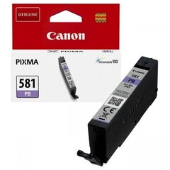 Canon CLI-581PB 2107C001 Photo Blue чернильный картридж - цена и информация | Картриджи для струйных принтеров | 220.lv