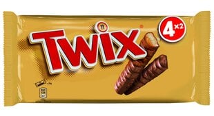 Šokolādes batoniņu komplekts Twix Bonus Pack 4 x 50 g cena un informācija | Saldumi | 220.lv