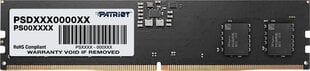 ПАМЯТЬ DIMM 8GB DDR5-4800/PSD58G480041 ПАТРИОТ цена и информация | Оперативная память (RAM) | 220.lv