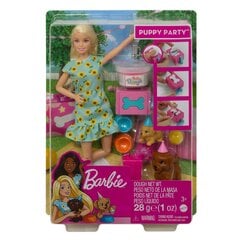 Barbie kucēnu ballītes komplekts цена и информация | Игрушки для девочек | 220.lv