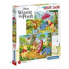 Clementoni Пазл "Winnie the Pooh" 2 x 20 шт. цена и информация | Пазлы | 220.lv